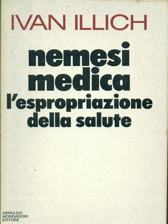 Nemesi medica - Ivan Illich - copertina