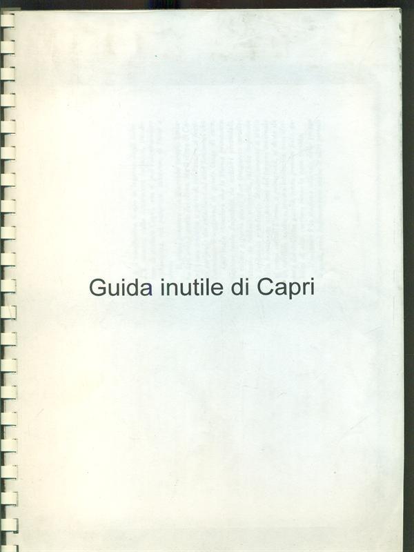 Guida inutile di Capri