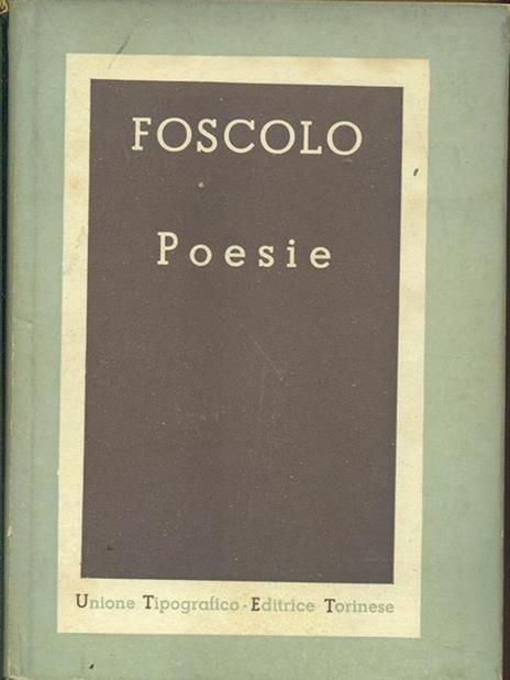 Poesie - Ugo Foscolo - copertina