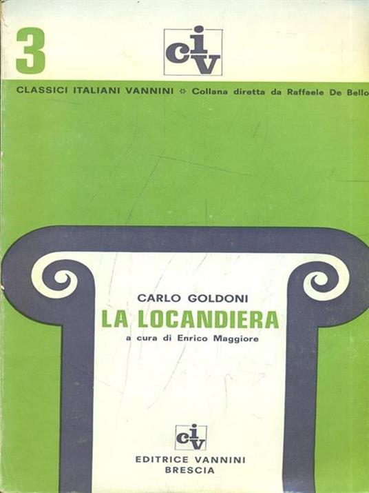 La locandiera - Carlo Goldoni - copertina