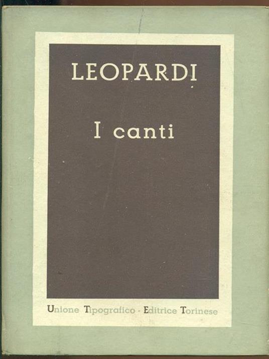 I canti - Giacomo Leopardi - 3
