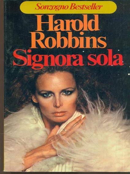 Signora sola - Harold Robbins - copertina