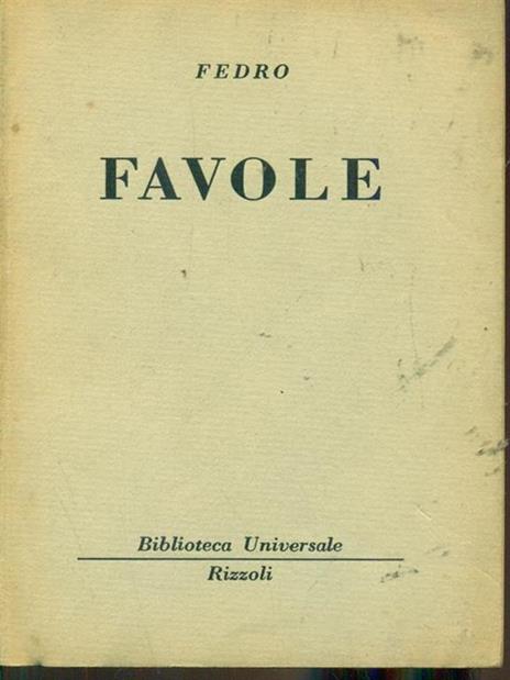 Favole - copertina