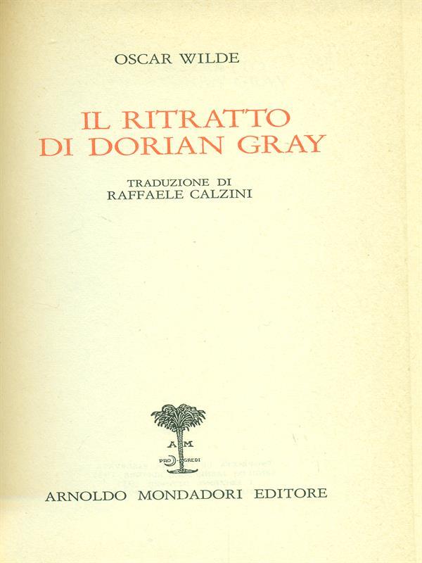 ritratto di Dorian Gray