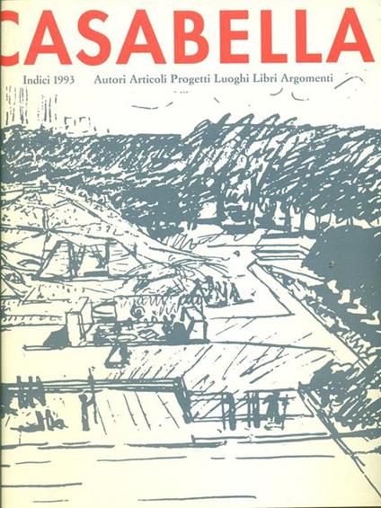 Casabella-Indici 1993 - copertina