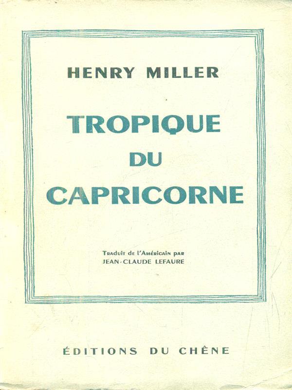 Tropique du capricorne