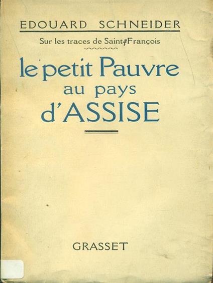 Le petit Pauvre au pays d'Assise - copertina