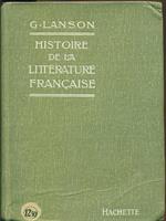 Historie de la litterature francaise