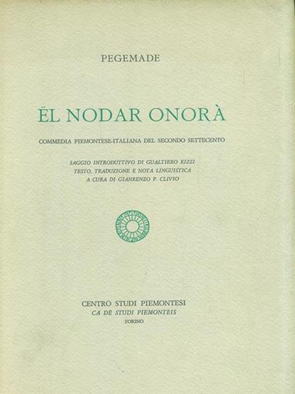 El nodar onorà - copertina
