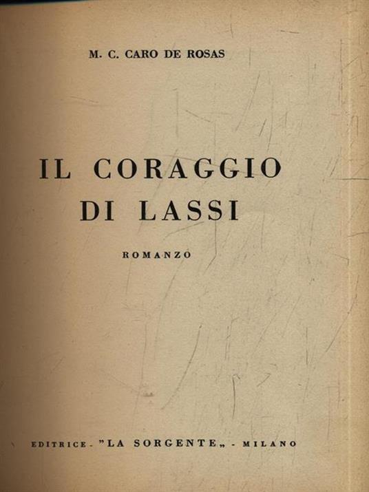 Il coraggio di Lassi - copertina