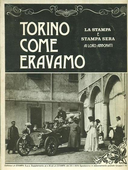 Torino come eravamo - copertina