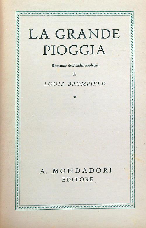 La grande pioggia