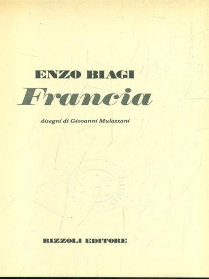 Francia - Enzo Biagi - copertina