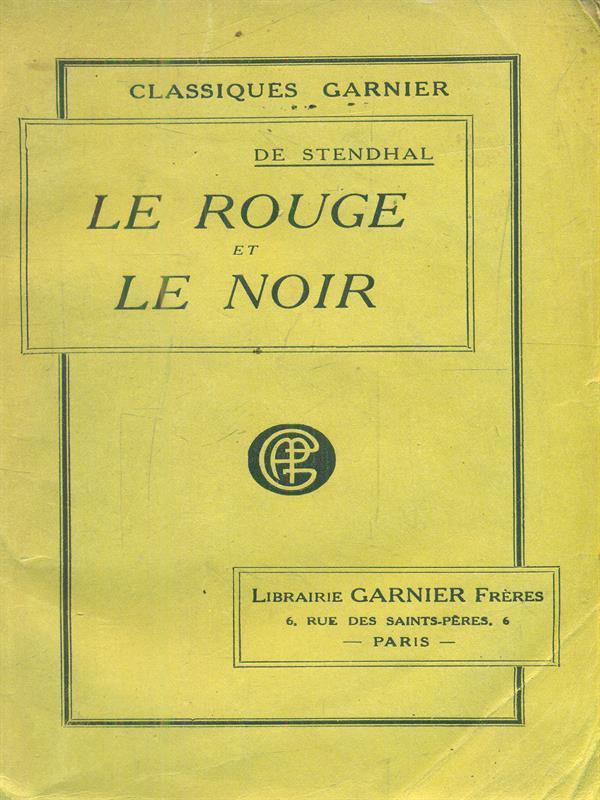 Le rouge et le noir