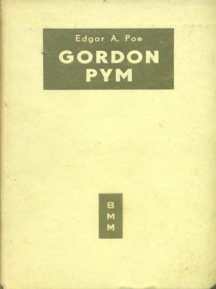 Gordon Pym - Edgar Allan Poe - copertina