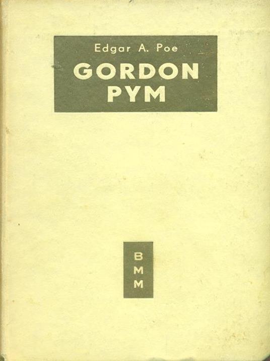 Gordon Pym - Edgar Allan Poe - copertina