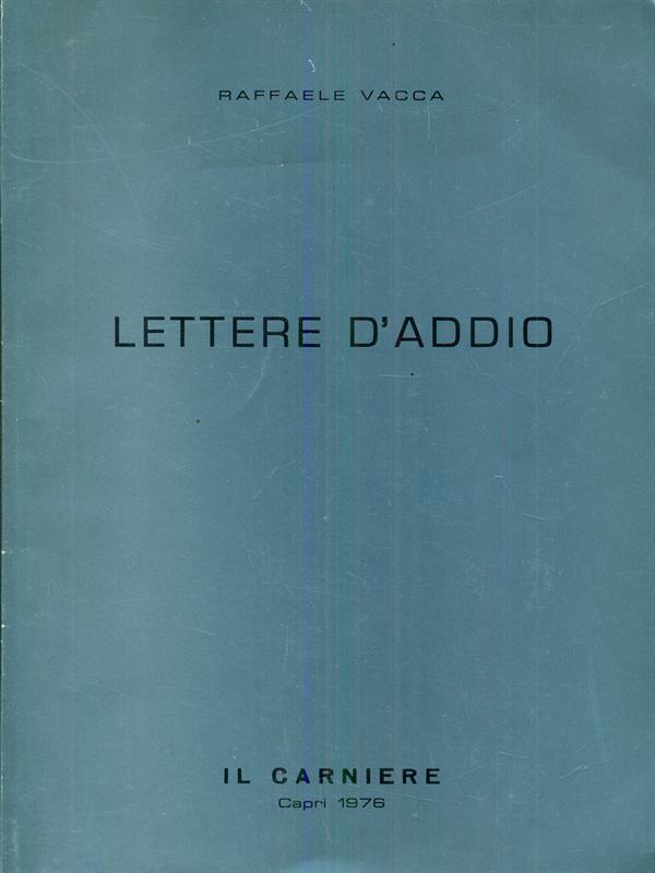 Lettere d'addio