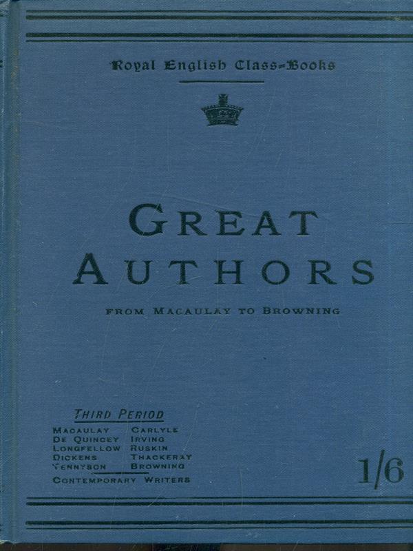 Great authors from Macaulay to Browning