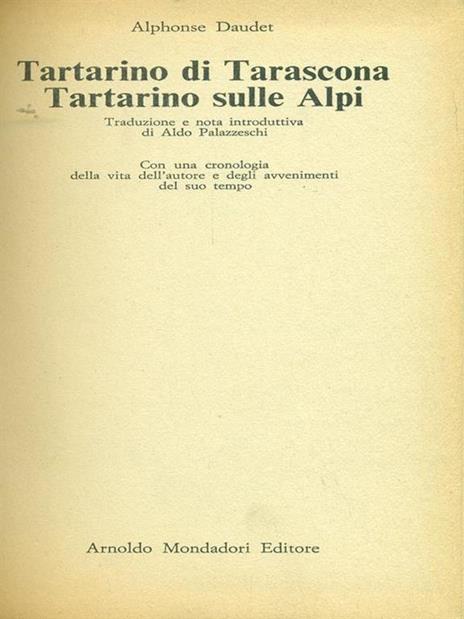 Tartarino di Tarascona - Alphonse Daudet - copertina