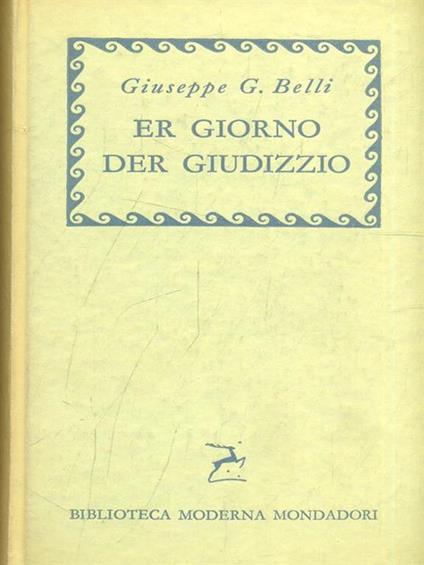 Er giorno der giudizzio - Gioachino Belli - copertina