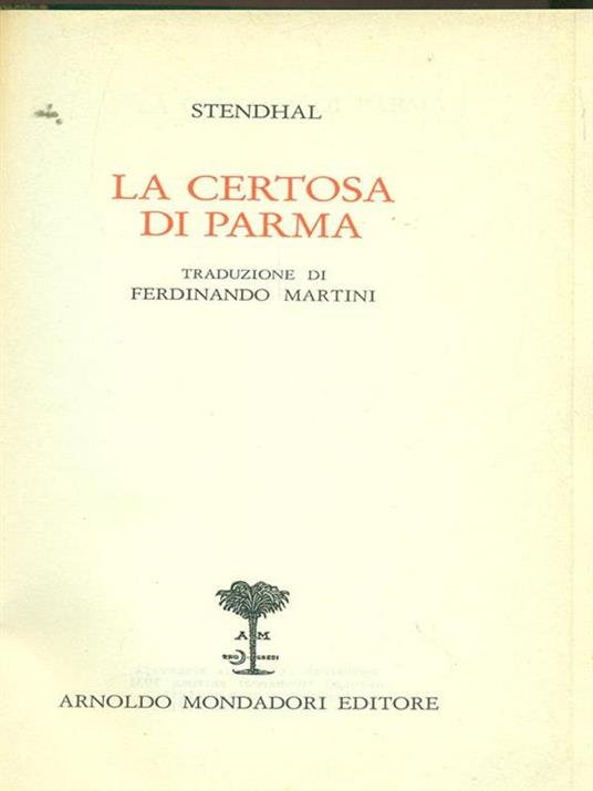 La certosa di Parma - Stendhal - 5