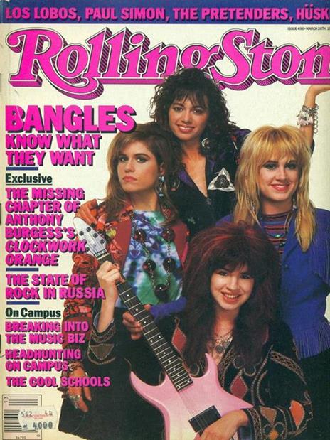 Rolling Stones 496. March 26, 1987 - copertina