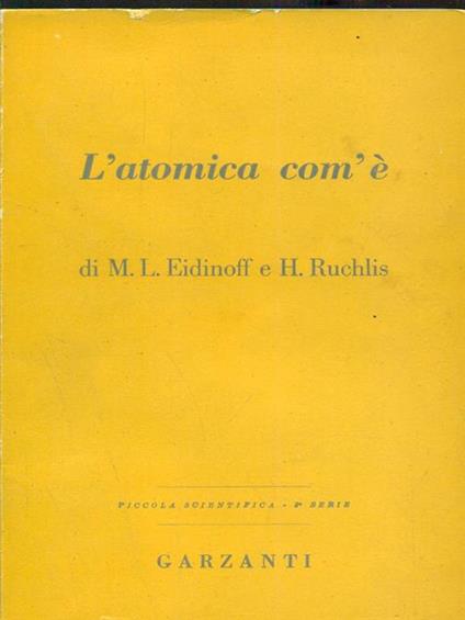 L' atomica com'è - copertina