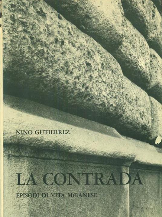 La contrada - Nino Gutierrez - copertina