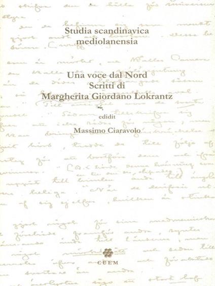 Una voce dal Nord - Margherita Giordano Lokrantz - copertina