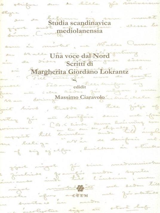 Una voce dal Nord - Margherita Giordano Lokrantz - copertina