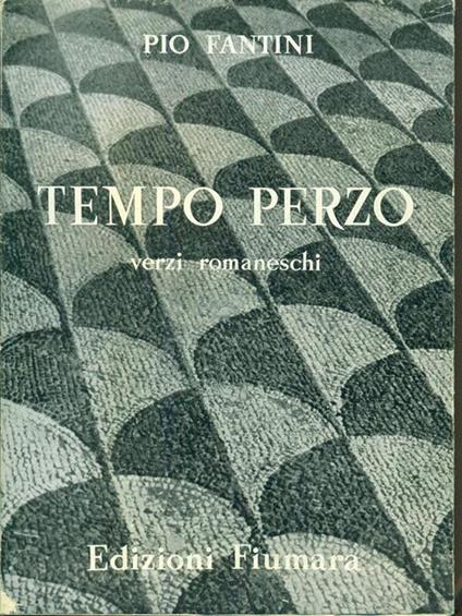 Tempo perzo - Pio Fantini - copertina