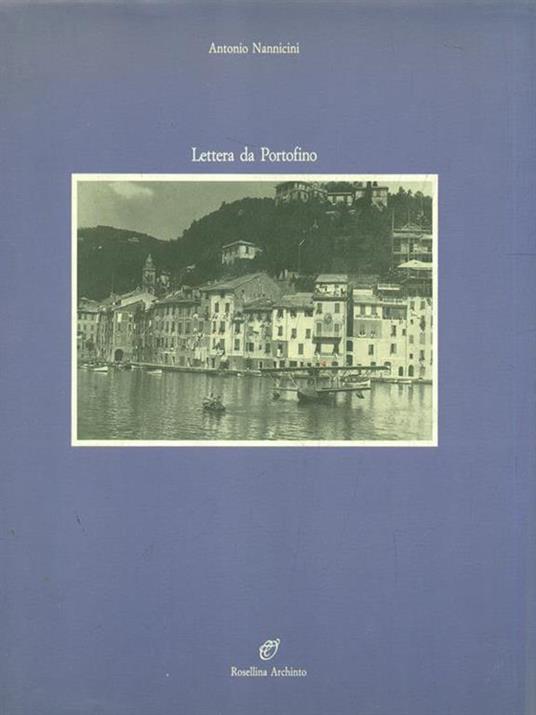 Lettera da Portofino - Antonio Nannicini - copertina