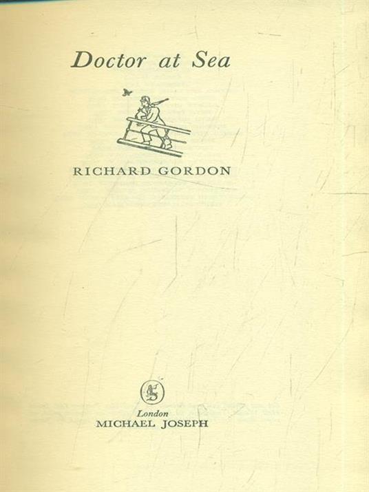 Doctor at sea - Richard Gordon - copertina