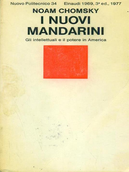 I nuovi mandarini - Noam Chomsky - copertina