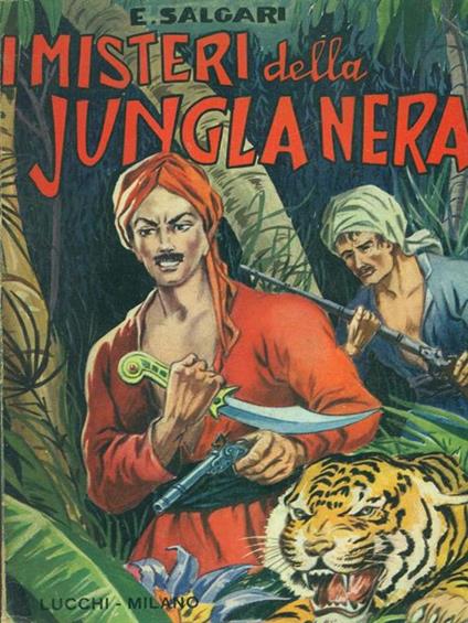 I misteri della jungla nera - Emilio Salgari - copertina