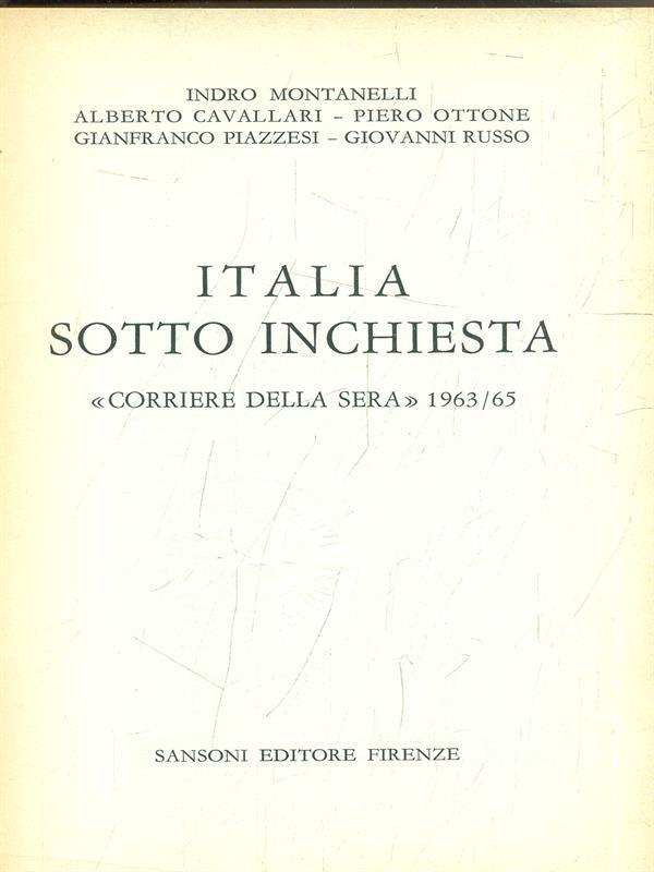 Italia sotto inchiesta