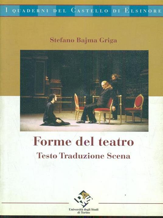 Forme del teatro - Stefano Bajma Griga - copertina
