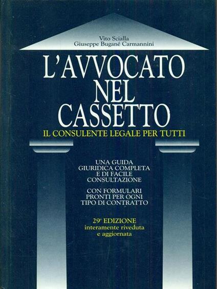 L' avvocato nel cassetto - Scialla,Bugane Carmannini - copertina