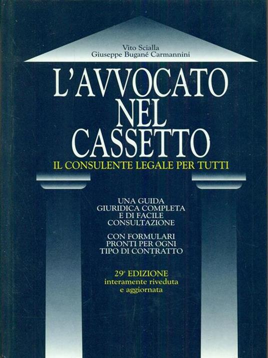 L' avvocato nel cassetto - Scialla,Bugane Carmannini - copertina