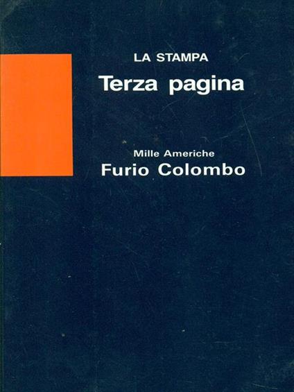 Mille Americhe - Furio Colombo - copertina