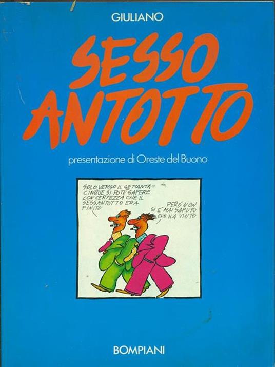 Sesso attonto - Oreste Del Buono - copertina