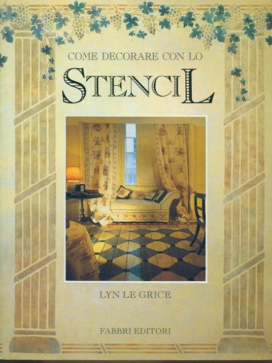 Come decorare con lo stencil - Lyn Le Grice - copertina