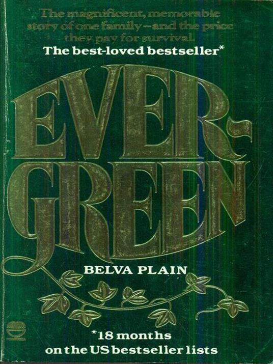 Evergreen - Belva Plain - copertina