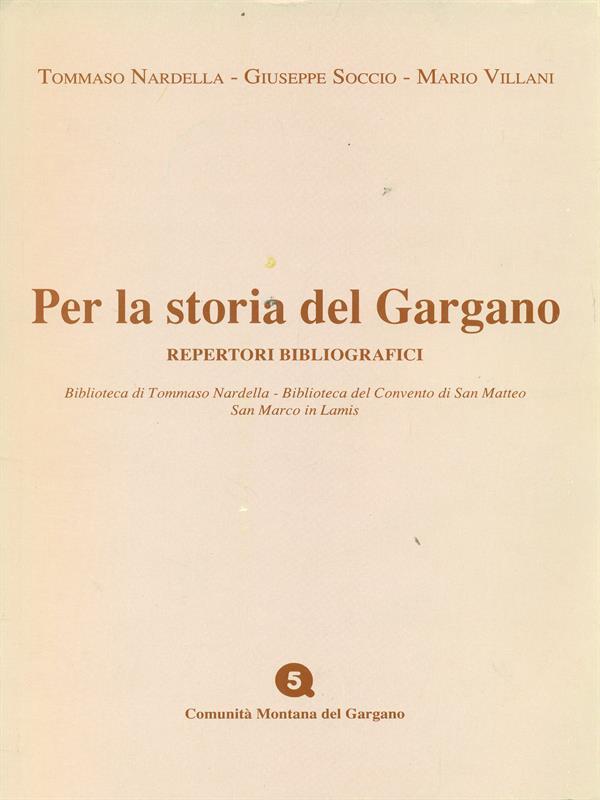 Per la storia del Gargano