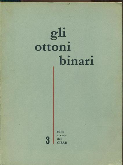 Gli ottoni binari n. 3 - copertina