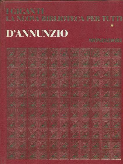 Opere - Gabriele D'Annunzio - copertina