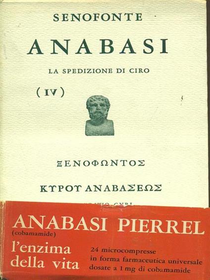 Anabasi volume IV - Senofonte - copertina