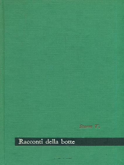 Racconti della botte - Theodor Storm - copertina