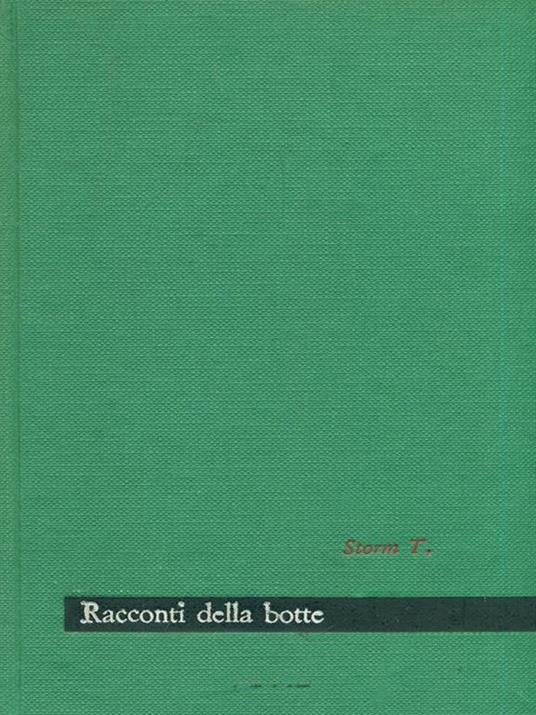 Racconti della botte - Theodor Storm - copertina