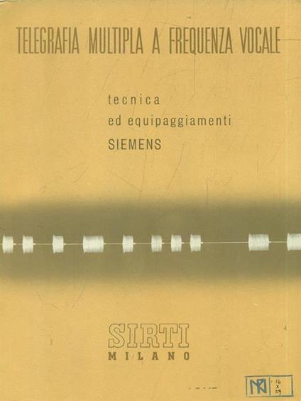 Telegrafia multipla a frequenza vocale - copertina